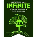 Selo Certificado_Certificado AB2L Infinite de Inovação Jurídica Escritório 2024 - Vertical