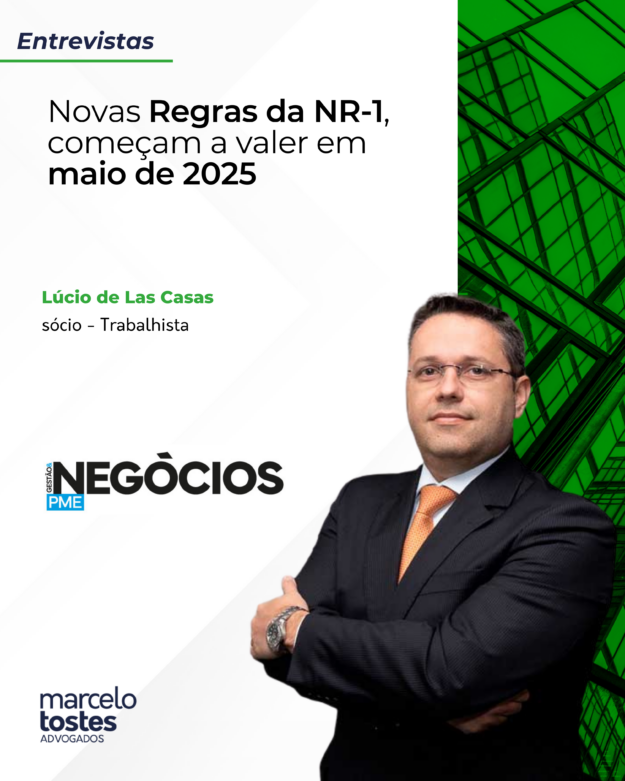 Novas Regras da NR-1, começam a valer em maio de 2025